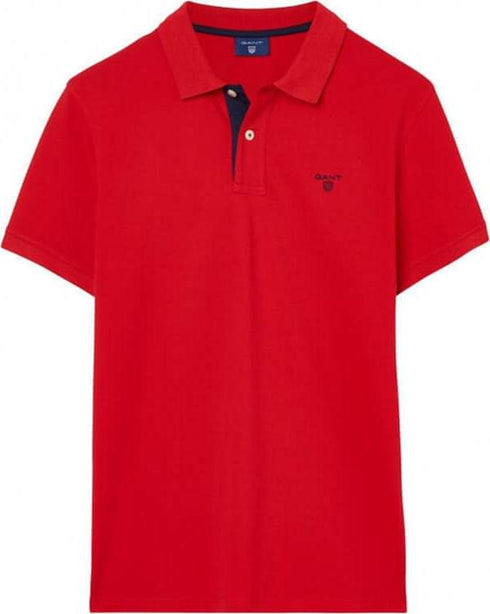 Gant Polo shirt גאנט חולצת צווארון בצבע אדום